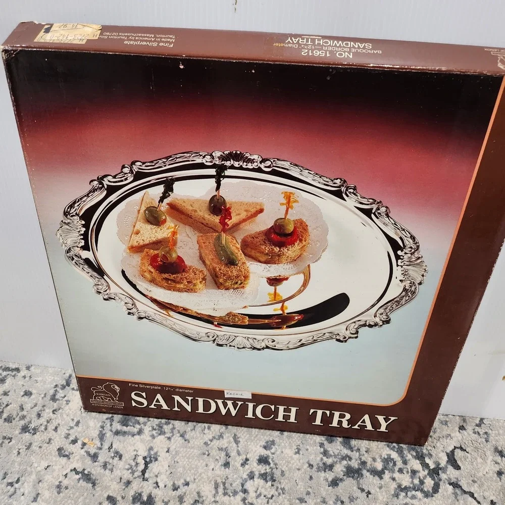 Sheridan Silverplate Sandwich Tray 12.75